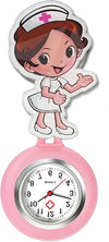 Reloj de enfermera retráctil