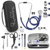Kit de Estuche de Estetoscopio de 13 Piezas, Suministros Incluidos,